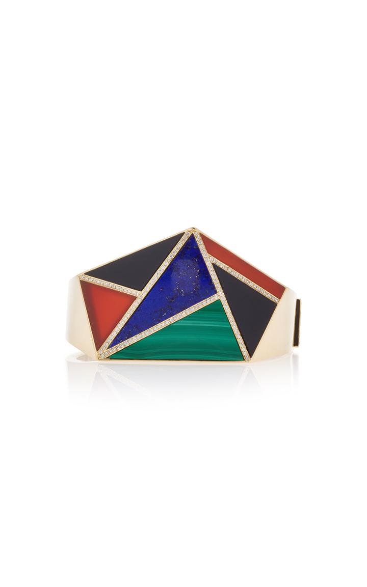 Fratelli Piccini Metropoli 18k Gold Multi-stone Bracelet