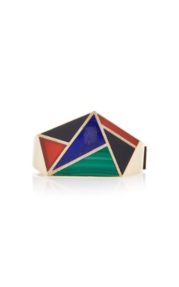 Fratelli Piccini Metropoli 18k Gold Multi-stone Bracelet