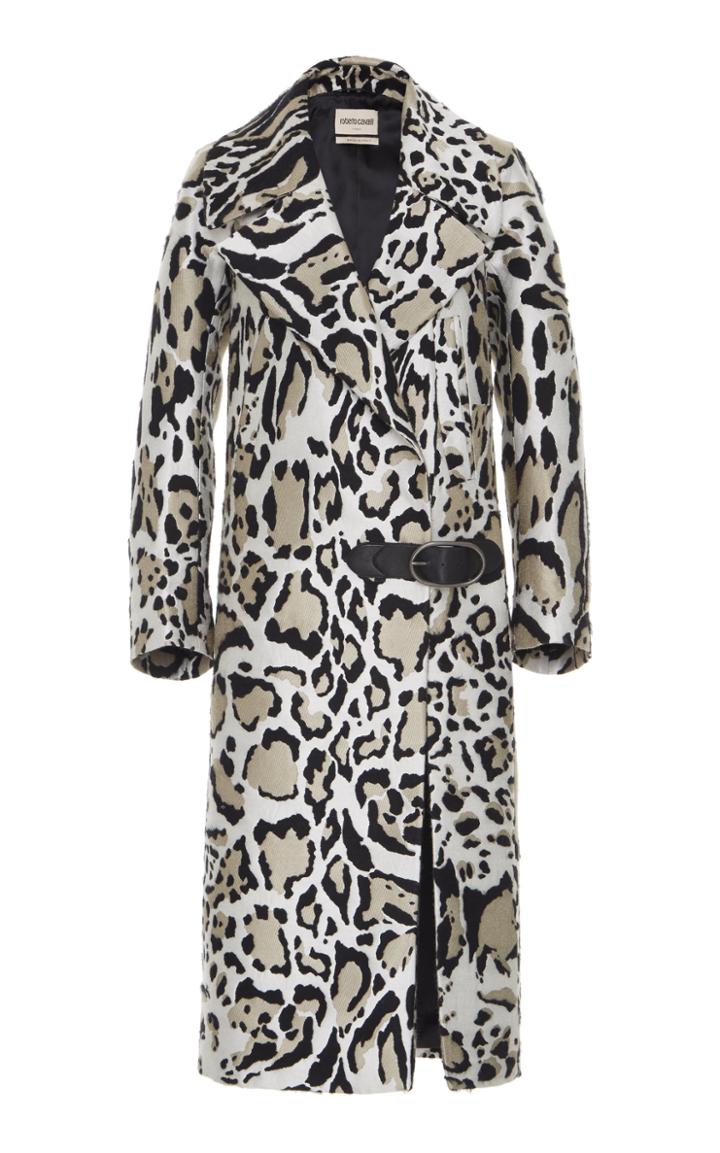 Roberto Cavalli Animal Print Coat