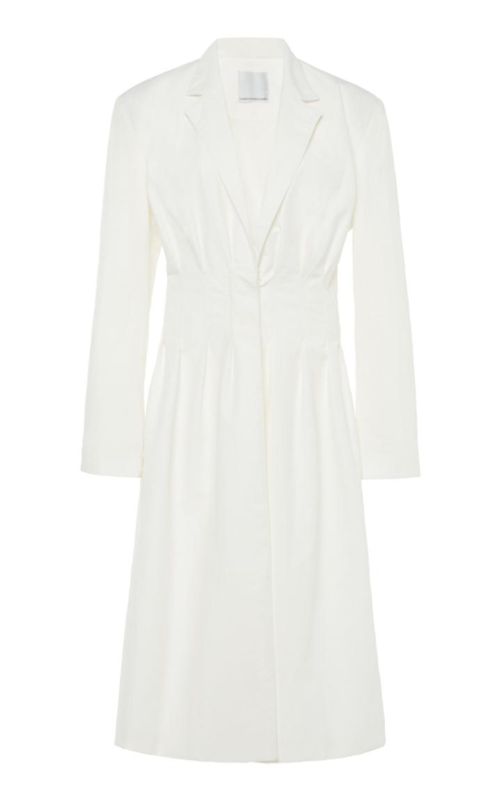 Moda Operandi Christopher Esber Multi Tuck Trinity Coat Size: 6