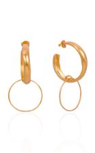 Cano Nuqui 24k Gold-plated Brass Earrings