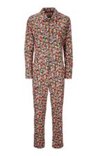 La Doublej Farrah Fawcett Printed Jumpsuit