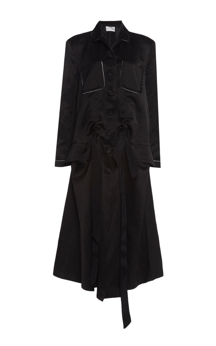 Olivier Theyskens Ticero Tailored Satin Coat
