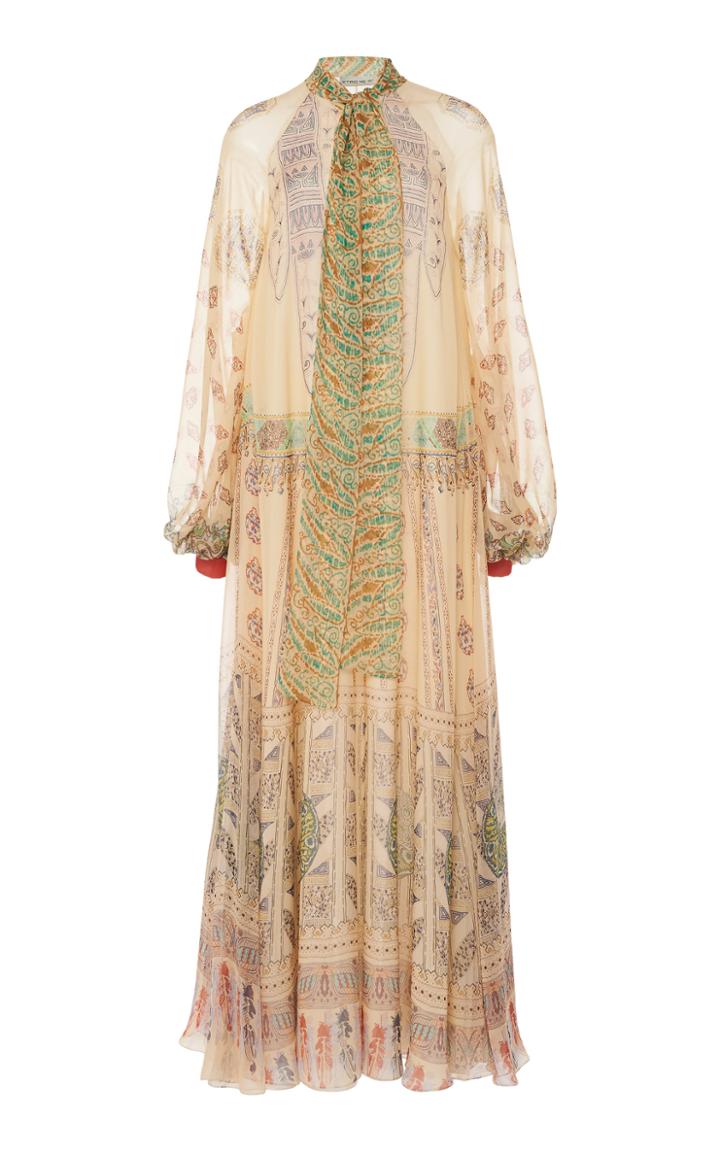 Etro Printed Silk-chiffon Dress