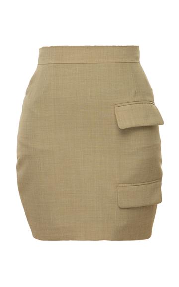 Situationist Mini Wool Skirt