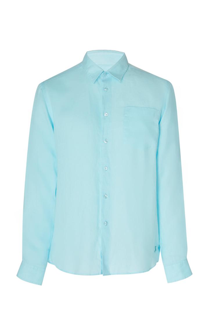 Vilebrequin Solid Linen Shirt