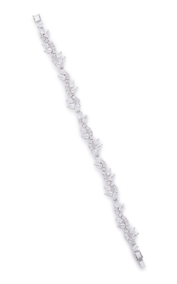 Fallon Micro Vine Silver-tone Crystal Bracelet
