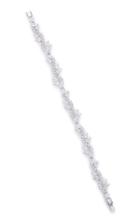 Fallon Micro Vine Silver-tone Crystal Bracelet