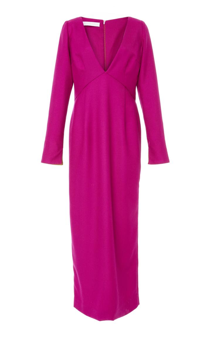 Christine Alcalay Orchid V-neck Dress