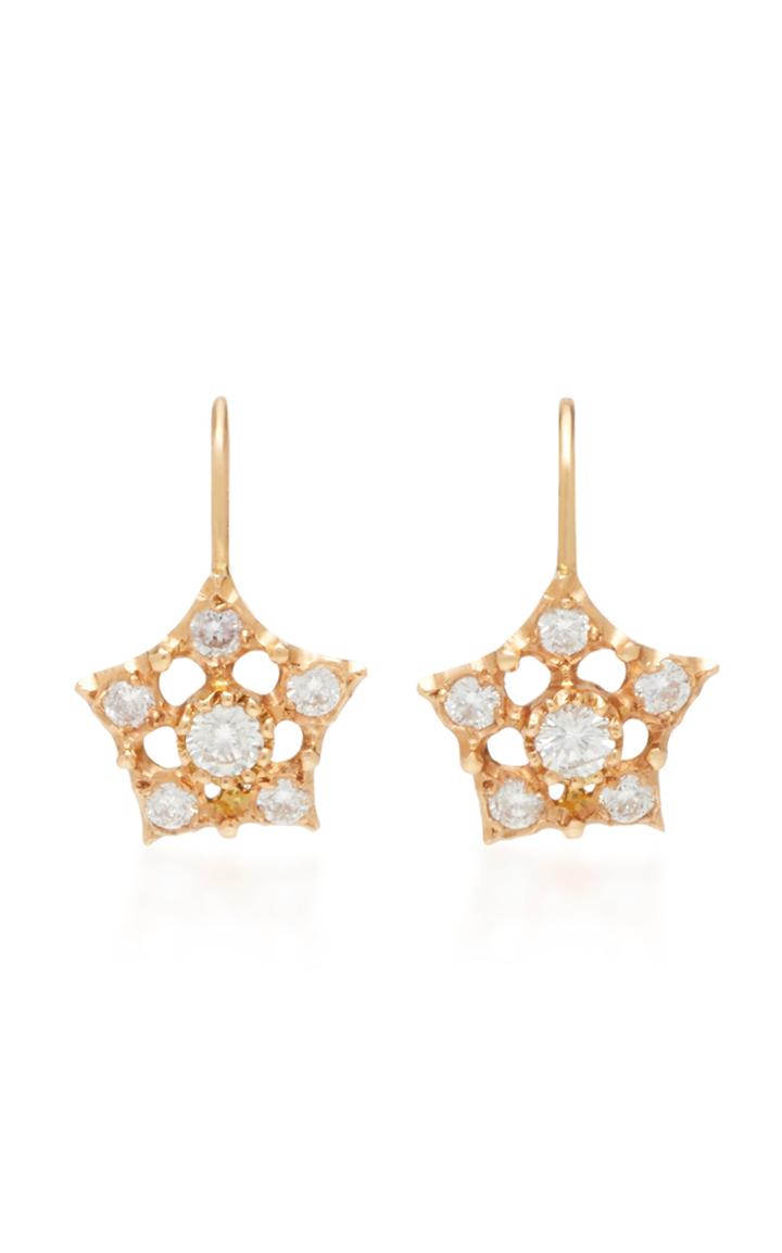 Montse Esteve 18k Gold Diamond Earrings