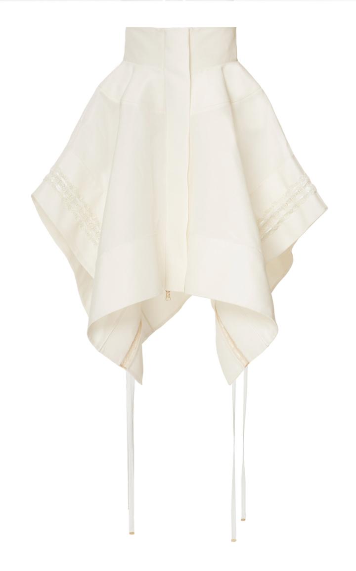 Antonio Berardi Mirtillo Silk Skirt