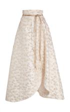 Pascal Millet Brocade Petal Skirt With Belt