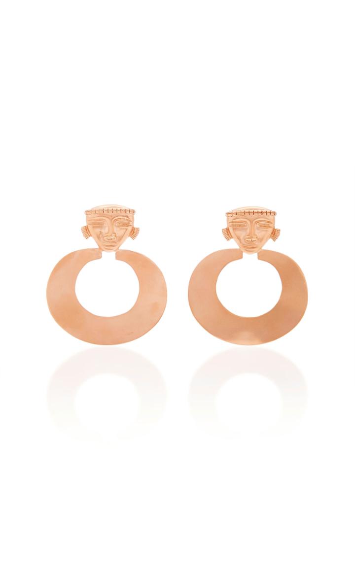 Pm X Cano X Jo La Foret Rose Gold Earrings