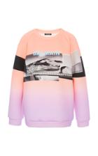 Balmain Faded Desert Print Jersey Sweater