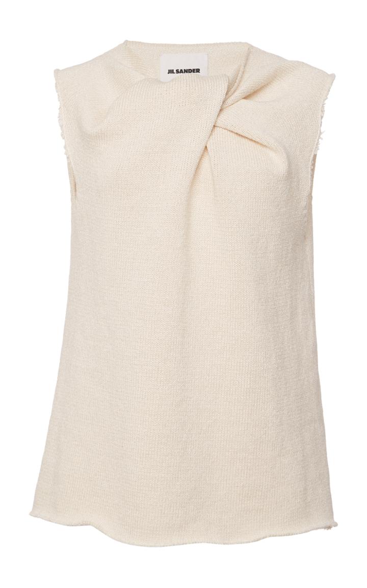 Moda Operandi Jil Sander Sleeveless Knot Top