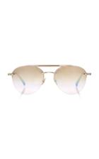 Mr. Leight Rodeo Gold-plated Aviator Sunglasses