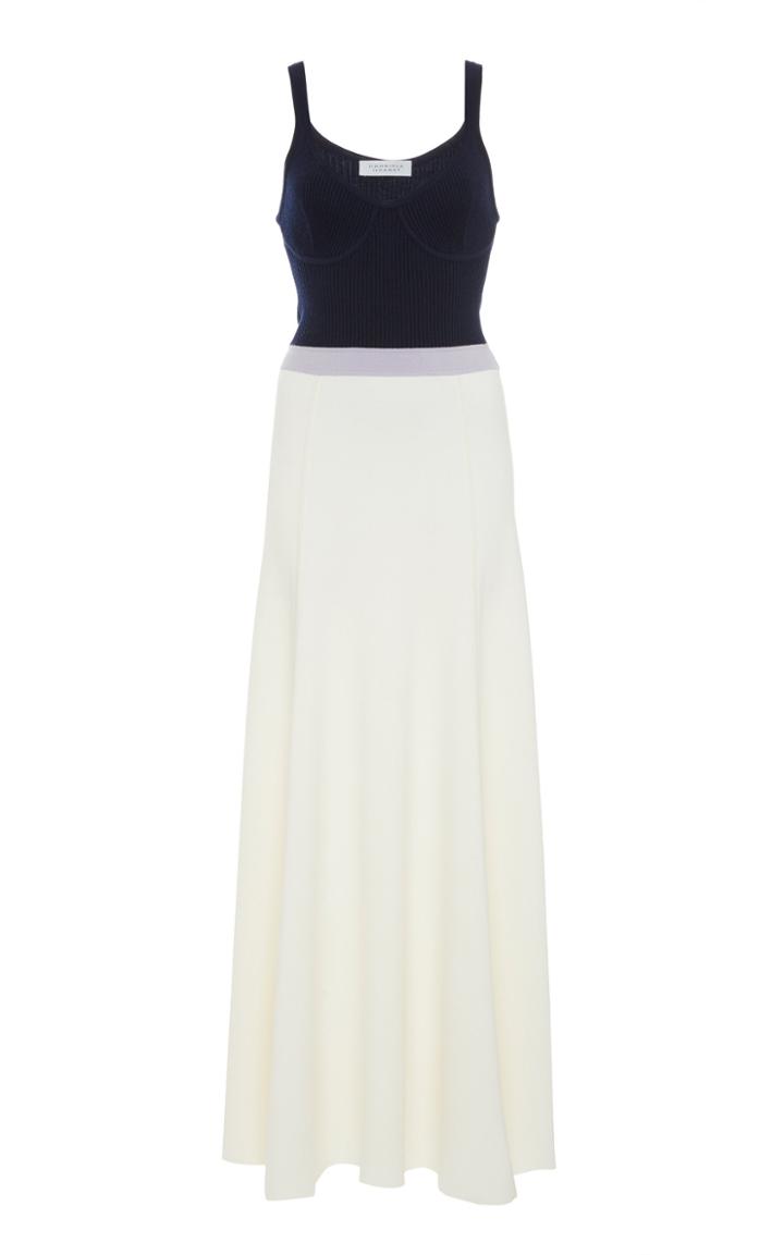 Gabriela Hearst Flaminius Virgin Wool Rib-knit Dress