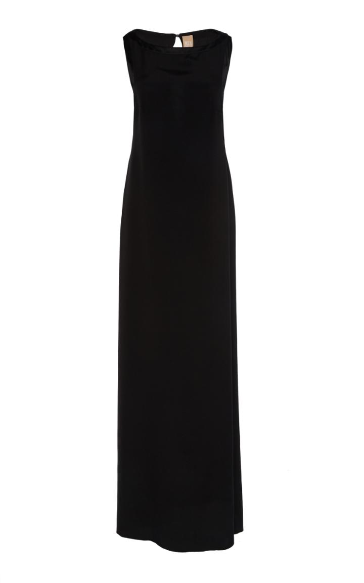 Pascal Millet Silk Crepe Wrap Smoking Gown