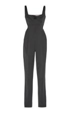 Emilia Wickstead Beverly Full Length Cotton Blend Jumpsuit