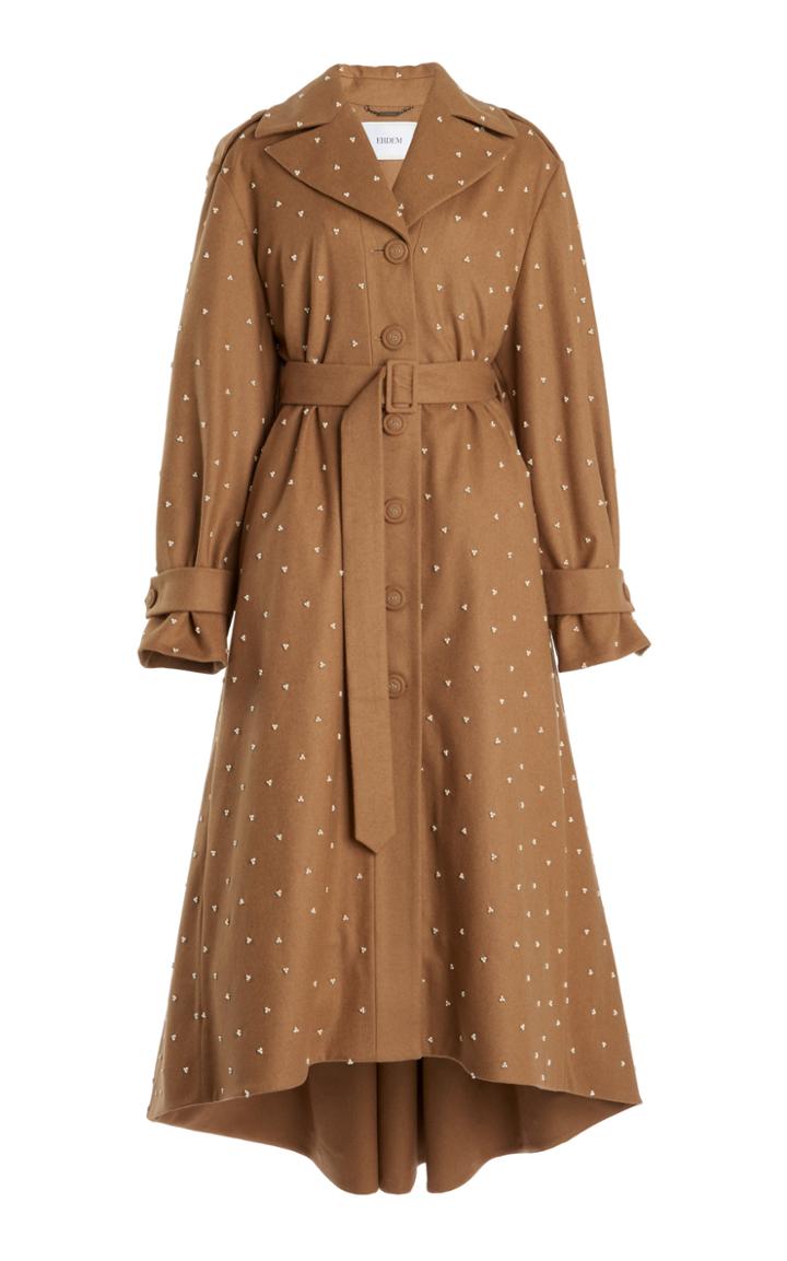 Moda Operandi Erdem Vernon A-line Wool-blend Coat
