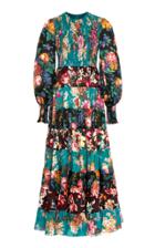 Zimmermann Allia Floral-print Silk-chiffon Maxi Dress
