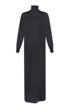 Bevza Ribbed-trim Satin Maxi Dress