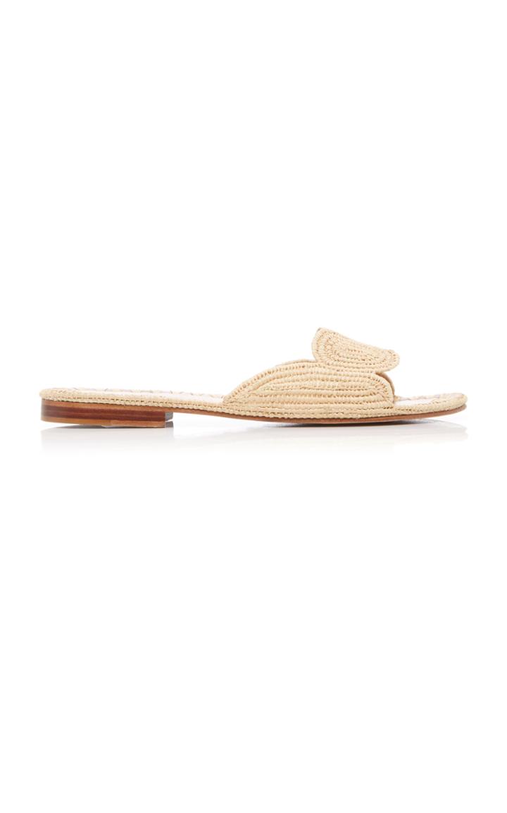 Carrie Forbes Naima Raffia Slides