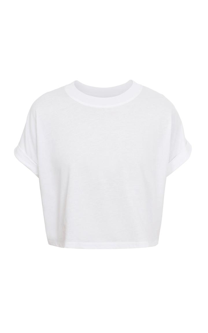 Balmain Cropped Cotton T-shirt