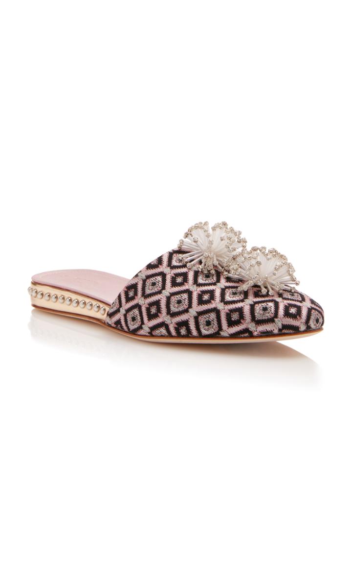 Giambattista Valli Embroidered Slipper