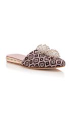 Giambattista Valli Embroidered Slipper