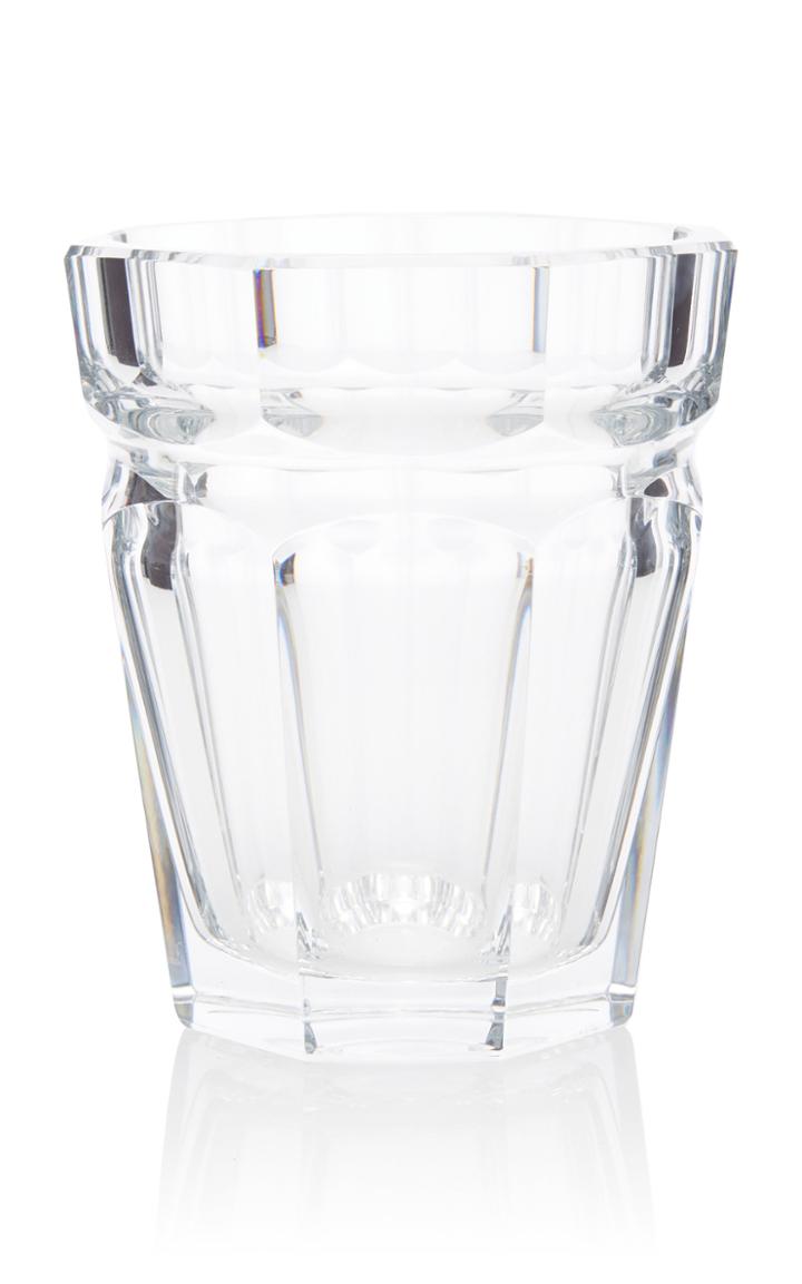 Mantiques Modern Baccarat Crystal Ice Bucket