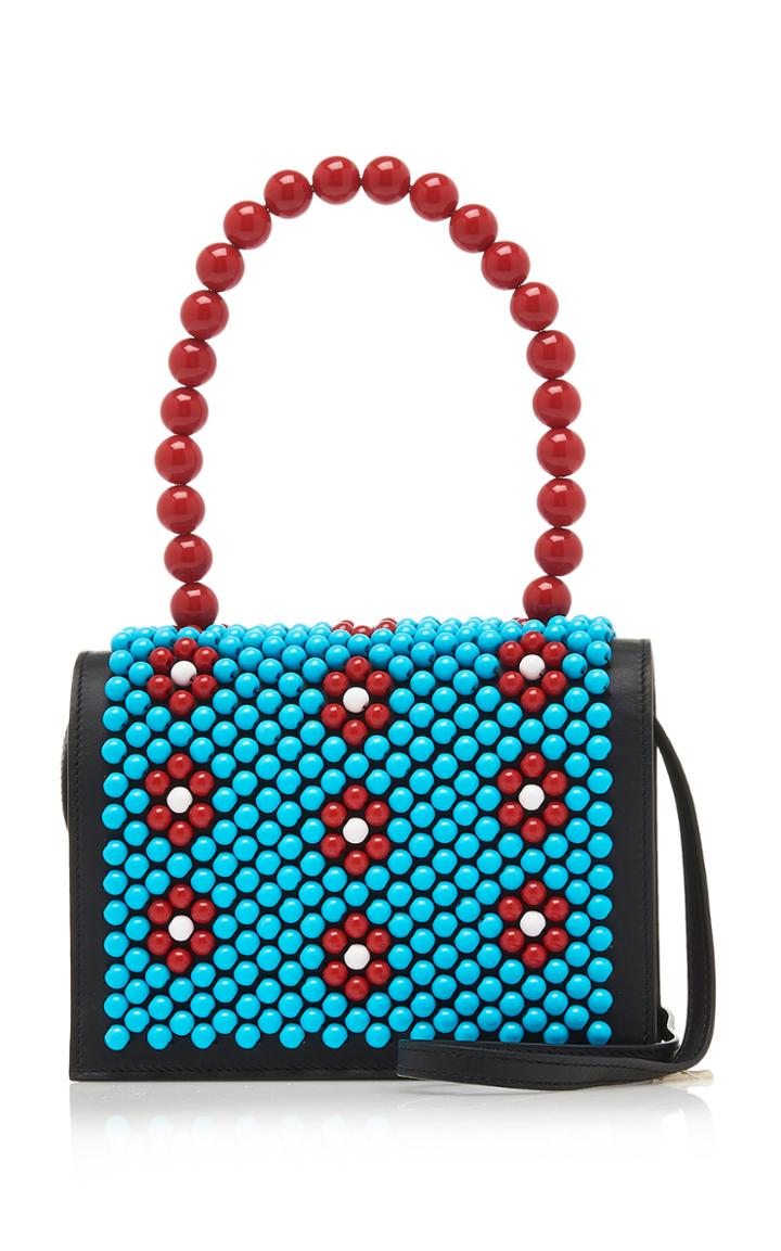 Les Petits Joueurs Amour Flowers Leather Bag