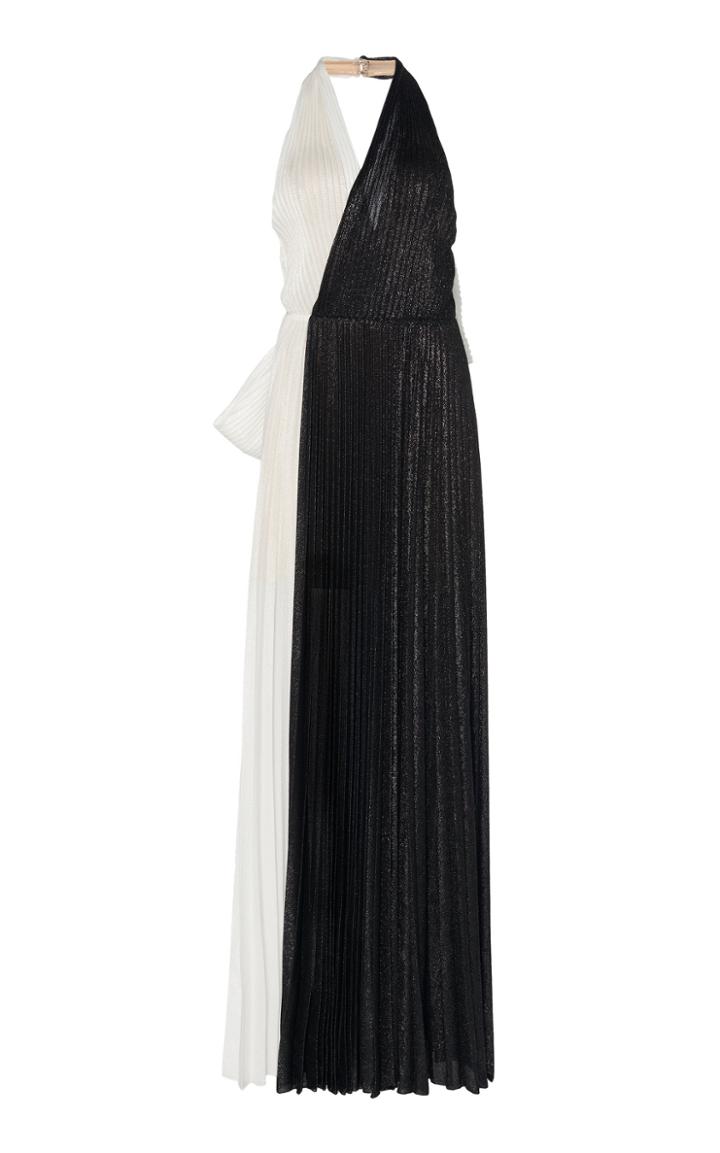 Viktor & Rolf Bow Back Plisse Gown