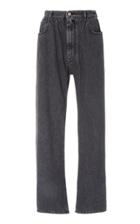 Mm6 Rigid High-rise Straight-leg Mom Jean