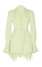 Jonathan Simkhai Victoria Lace-embellished Crepe Dress