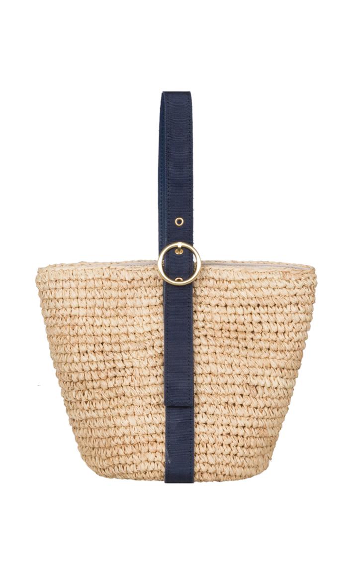 Pamela Munson Petite Isla Bahia Raffia Basket Bag