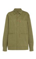 Moda Operandi Rejina Pyo Cotton Button-front Shirt Jacket Size: Xs