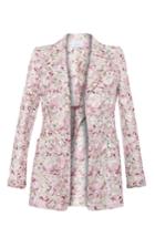Luisa Beccaria Linen Embroidered Blazer