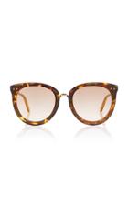 Bottega Veneta Sunglasses Oversized Tortoiseshell Acetate Cat-eye Sunglasses