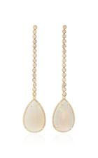 Octavia Elizabeth Opal And Diamond Kelly Earring