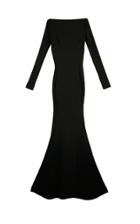 Yanina Demi Couture Illusion Long Sleeve Gown