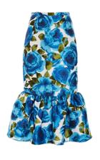 Michael Kors Collection Rumba Floral Pencil Skirt