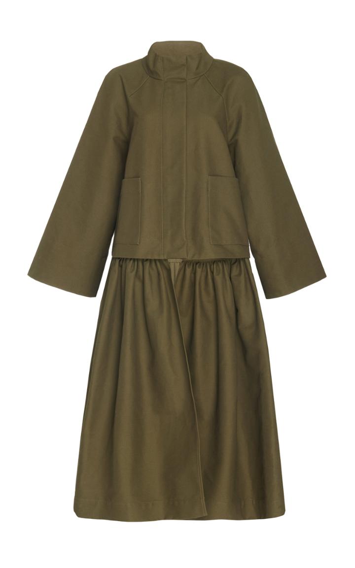 Co Twill Convertible Cotton Coat