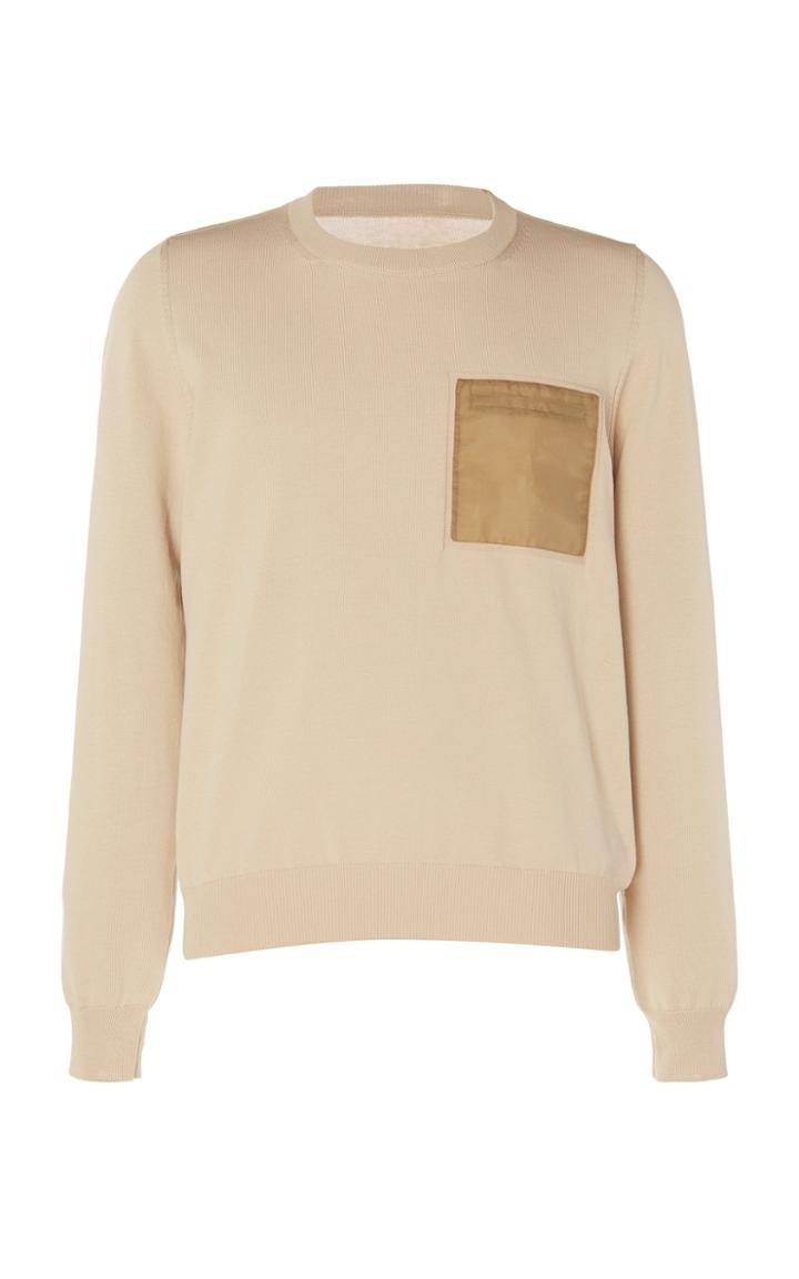Maison Margiela Patch Pocket Stretch-cotton Sweater