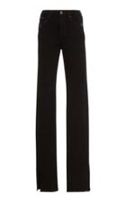 Simon Miller Black Split Hem Straight Leg Jean