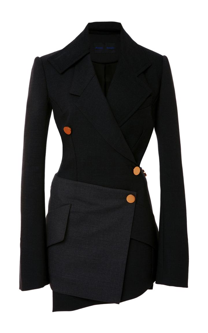 Proenza Schouler Asymmetrical Wrap Blazer