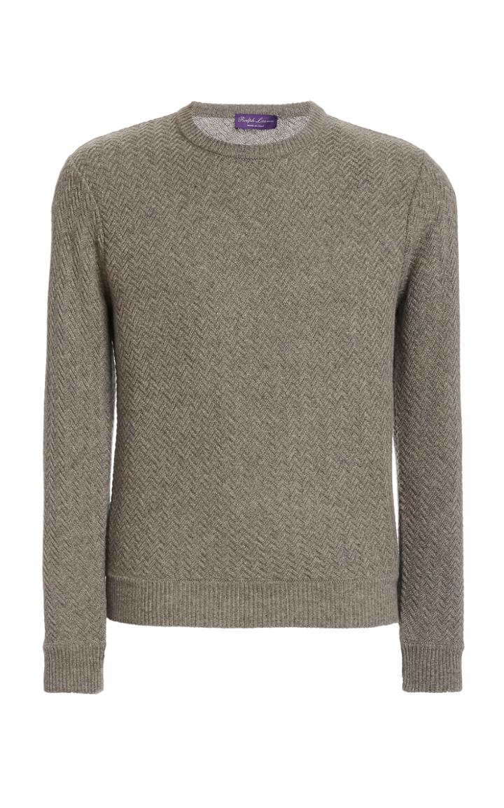 Ralph Lauren Purple Label Zig-zag Cashmere Sweater