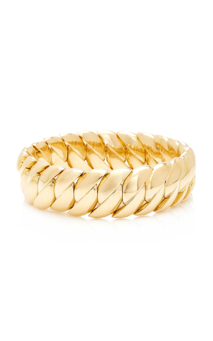 Sidney Garber Wave Yellow Gold Bracelet