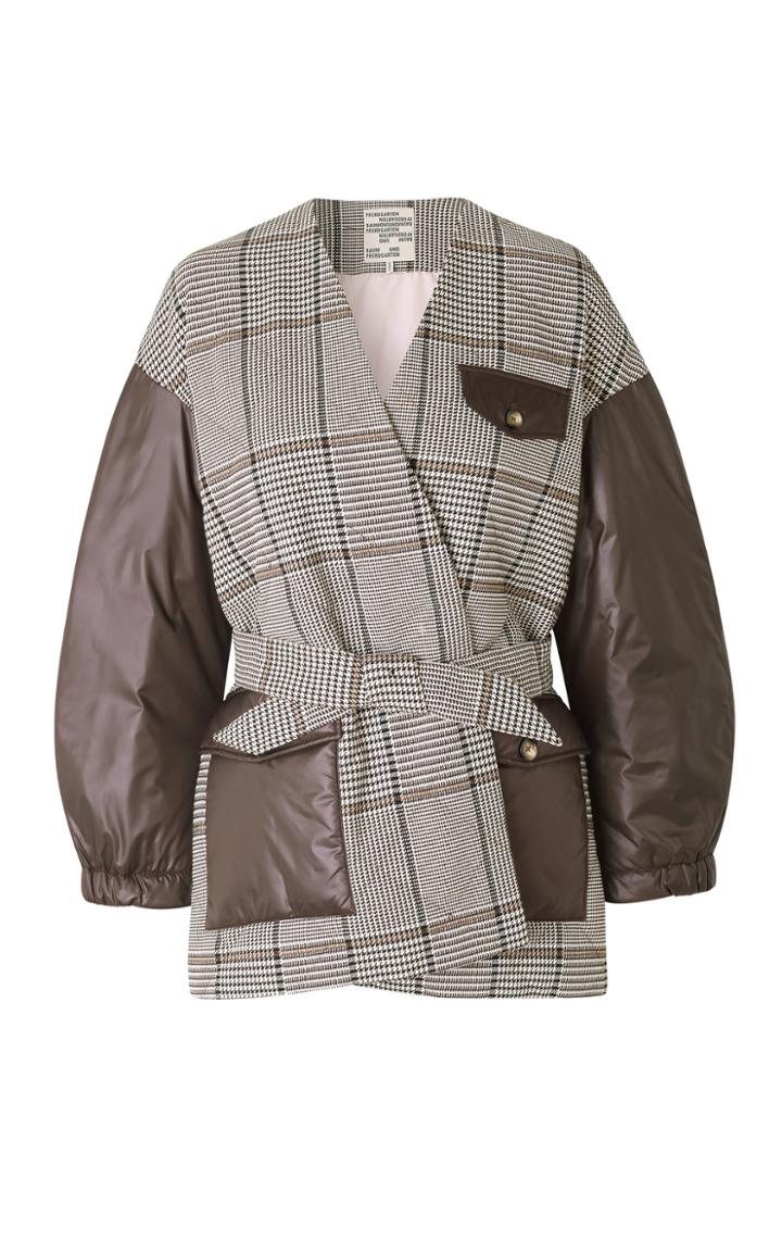 Moda Operandi Baum Und Pferdgarten Dany Two-tone Cotton-shell Jacket