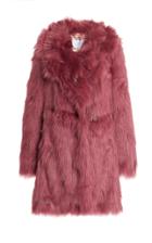 Moda Operandi Luisa Beccaria Embroidered Faux-fur Coat